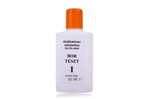 Bor-teszt 1 (Nátrium-hidroxid)  utántöltő 100ml