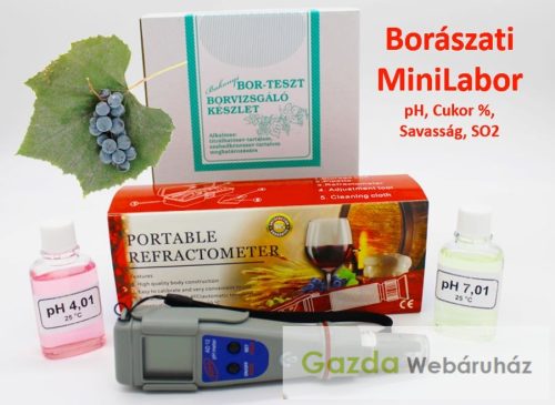 Borászati Minilabor Készlet – A profi borászat titkai az Ön otthonában is!